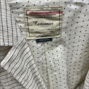 Cartonnier Cream and Black Patterned Blazer